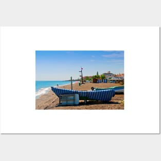 Fishing Boat Penoncillo Beach Torrox Costa Spain Posters and Art